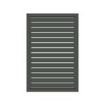 Sector Panel Fencing 1.5m x 900mm Slate Grey Slatted Gate