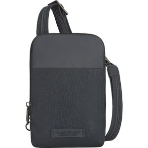 Travelon Metro Anti-Theft Stadium Mini Crossbody Bag in Gray Heather
