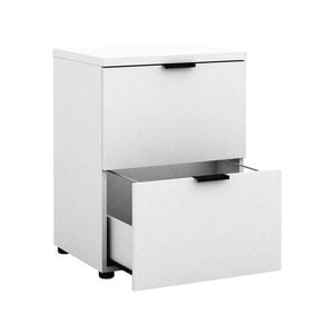 Rico 2 Drawer Filing Cabinet White
