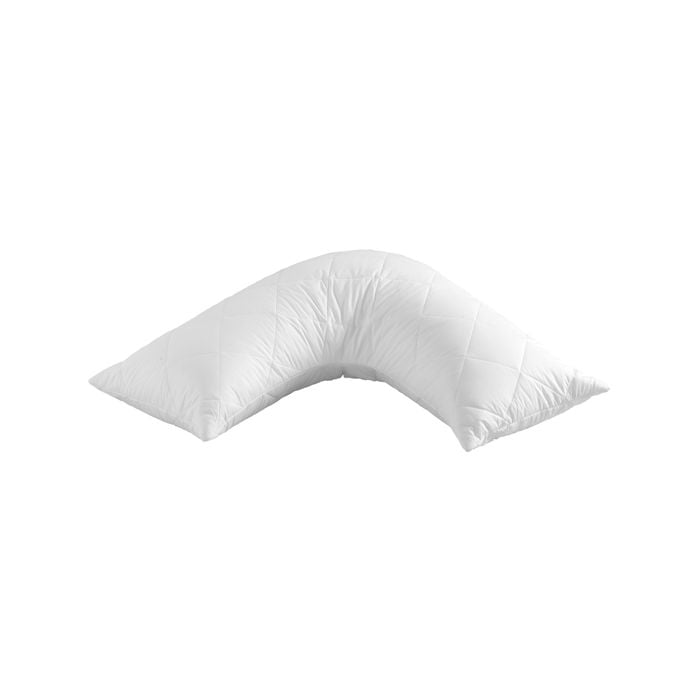 Dreamaker Cotton Cover Quilted Pillow Protector - V Shape