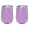 2PK Annabel Trends 295ml Stainless Steel Wine Tumbler - Gelato Purple