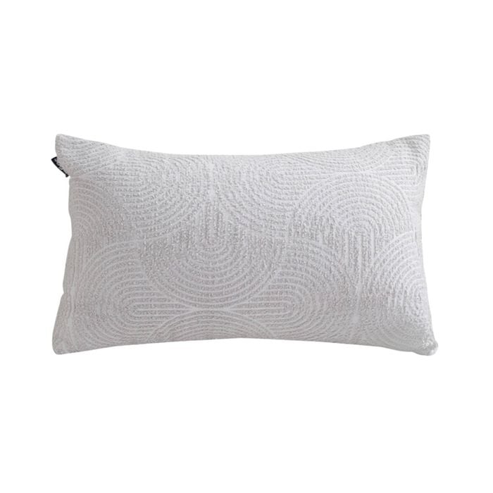 SOGA 35cm Beige Gray Lumbar Throw Pillow