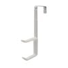 Adoored Double White Over-The-Door Deco Hook
