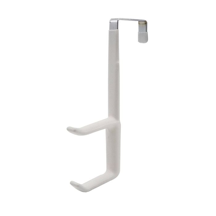 Adoored Double White Over-The-Door Deco Hook