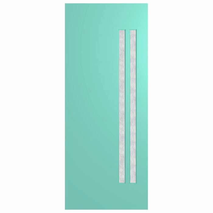 Hume 2040 x 820 x 40mm Verve External Door VER11 - Rice Paper