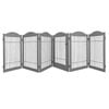 Pawz 6-Panel Indoor/Outdoor Pet Playpen with Door Grey