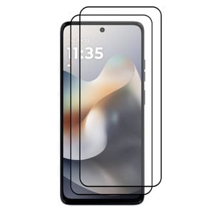 2 Pack MEZON Motorola Moto G56 5G Full Cover Tempered Glass Screen Protectors
