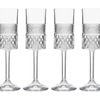 4pc Maxwell & Williams Speakeasy Art Deco Flute Shaped Glasses Set - 190 ml