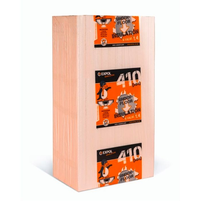 Expol 1200 x 410 x 60mm R1.4 White Underfloor Insulation
