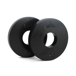 Smai Fractional Plate Pair 2.5kg - Steel High - Black