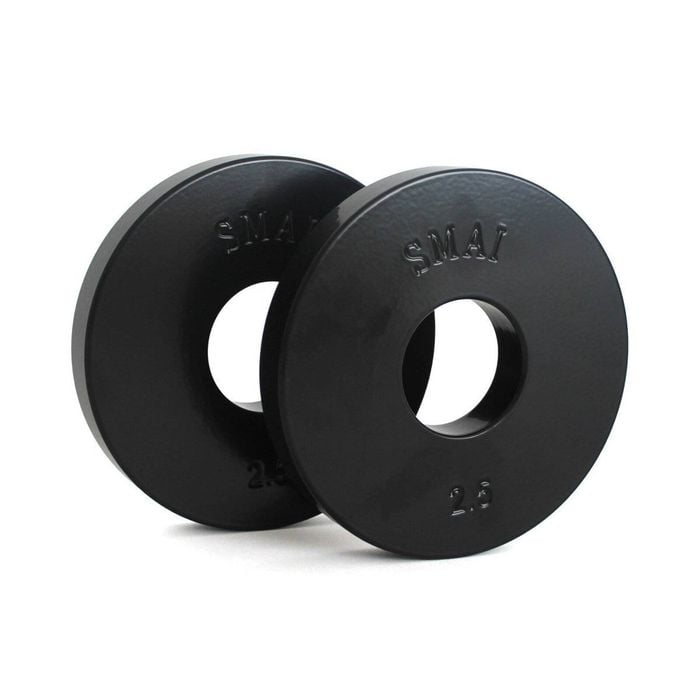 Smai Fractional Plate Pair 2.5kg - Steel High - Black