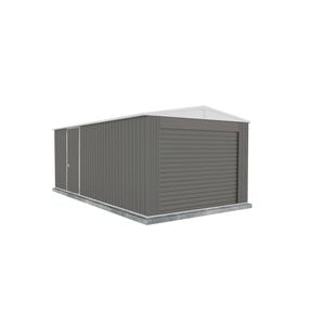 Absco Structures 3.0 x 5.96 x 2.3m Woodland Grey Highlander Roller Door Garden Shed