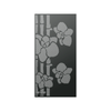 Walpix 1800 x 900 x 2.5mm Perforated Aluminium Decorative Screen Flat Profile Tropical - Charcoal