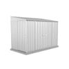Absco Sheds 1.52 x 3.0 x 2.06m Zincalume Narrow Triple Door Garden Shed