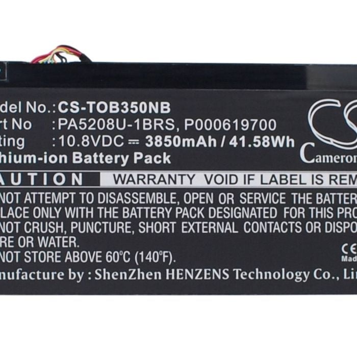 Cameron Sino Pa5208u-1brs, P000619700 Battery Replacement [cs-tob350nb]