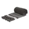Nicola Spring Deluxe Cotton Turkish Beach Towel - 160cm x 90cm - Charcoal