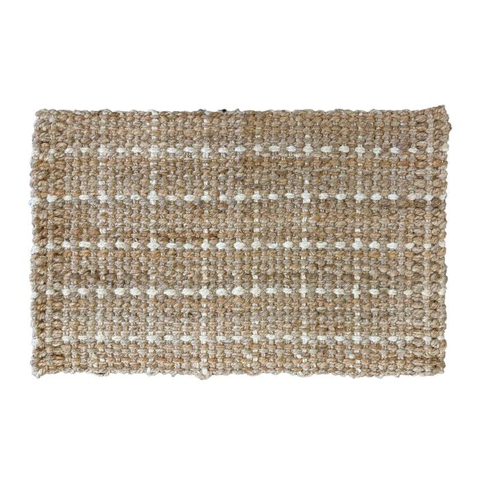 Madras Link 60 x 90cm Bleach Panama Jute Mat