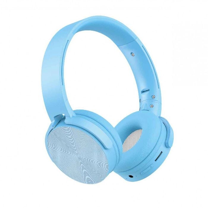 Laser Kids Bluetooth Wireless Foldable Headphones - Blue