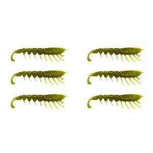2x 3PK 4.5In Rapala Crush City The Imposter Plastic Prawn Lures - Swamp Dog