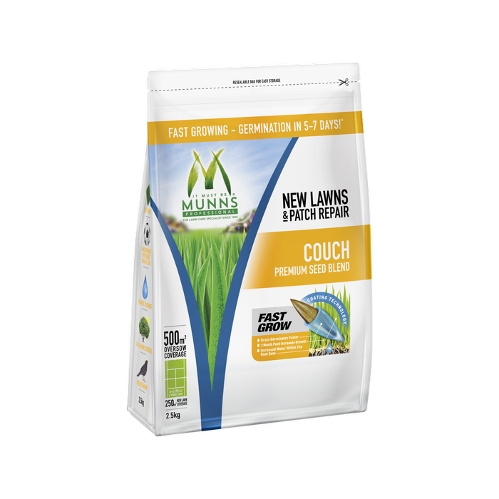 Munns Professional 2.5kg Couch Lawn Seed Blend