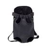 Anypet Black Denim Pet Carrier Backpack – Small Travel Bag With Front Pocket For Pets