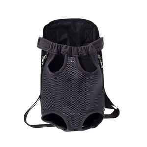 Anypet Black Denim Pet Carrier Backpack – Small Travel Bag With Front Pocket For Pets