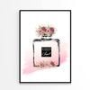 Black Pink Fashion Perfume Bottle   Print 100% Australian Made 60 x 90cm   (Poster)