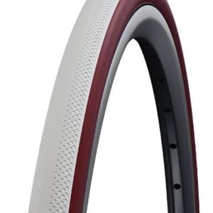 Schwalbe Wheelchair Dunk King 24 X 1.00" (25-540) Evolution Line White/bordeaux Colour