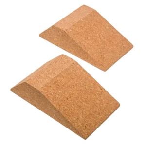 Zenvibes Cork Squat Wedges - For Elevated Squats & Calf Stretch- Pair