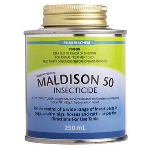 Pharmachem Maldison 50 Insecticide Concentrate for Horses Dogs & Cats 250ml