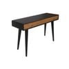 6IXTY Twin Hallway Console Hall Wooden Table - Black / Natural