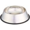 Non Slip Stainless Steel Dog Bowl Pet Cat Water Food Feeder Portable Puppy Dish XX-Large 1 Litre