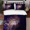 3D Nebula Star Sky Universe Quilt Cover Set Bedding Set Pillowcases 109