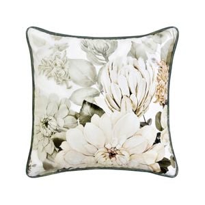 Bianca Giselle Velvet 43x43cm Cushion Square - White