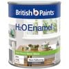 British Paints White Semi Gloss H2O Enamel Paint - 500ml