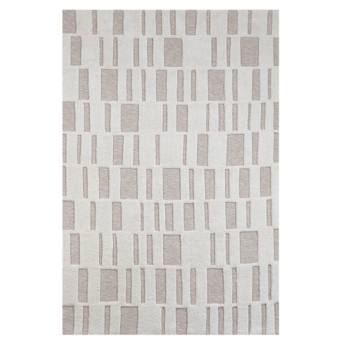 Gripwell 200 x 300cm Beige Tufted Wool Rug