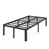 Zinus King Single Bed Frame Metal Base Steel Slats - Black