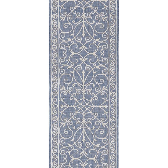 The Rug Connection Seabrook Tide Blue 300x80cm Rug