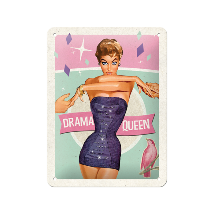 Nostalgic-Art Small Sign Drama Queen