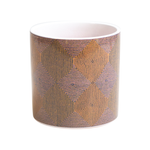 Warlukurlangu 12cm Desert Fringe-Rush Seed Dreaming Indoor Ceramic Pot