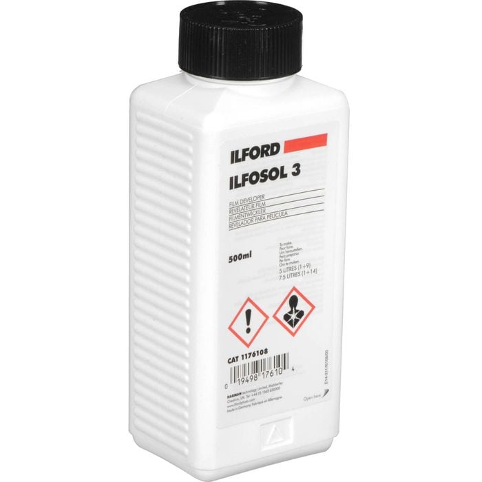 Ilford Ilfosol-3 Film Developer for Black & White Film (500ml)