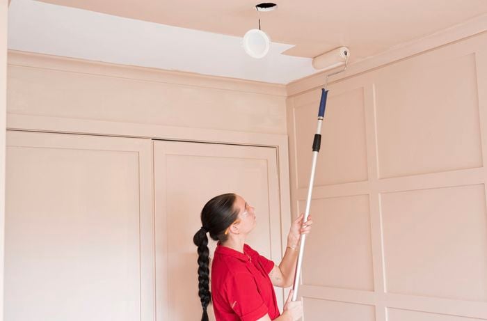Paint trims, doors and ceiling