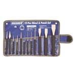 Kincrome 12 Piece Punch And Chisel Set