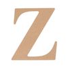 All Set 9cm MDF Alphabet Letter Z