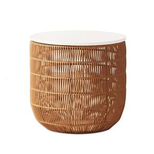 Miuz Storage Bedside Table Side Table Nightstand Storage Solid Rubberwood