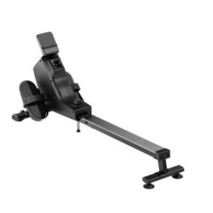 VEVOR Magnetic Rowing Machine Black 16-Level Adjustable with Smooth Pulley Design