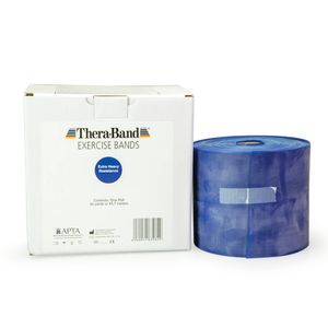 TheraBand Exercise/Resistance Band - 45 Metre Roll - Professional Quality Roll - Level 4 - Blue