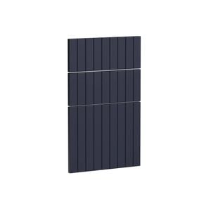 Kaboodle 450mm Berry Blue V-Groove 3 Drawer Panels