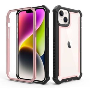 Shockproof Case Bumper Back Cover - For Apple iPhone X / XS (Rose gold)