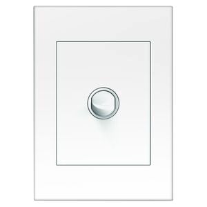 HPM VIVO 1 Gang Wall Switch - 1 Gang White